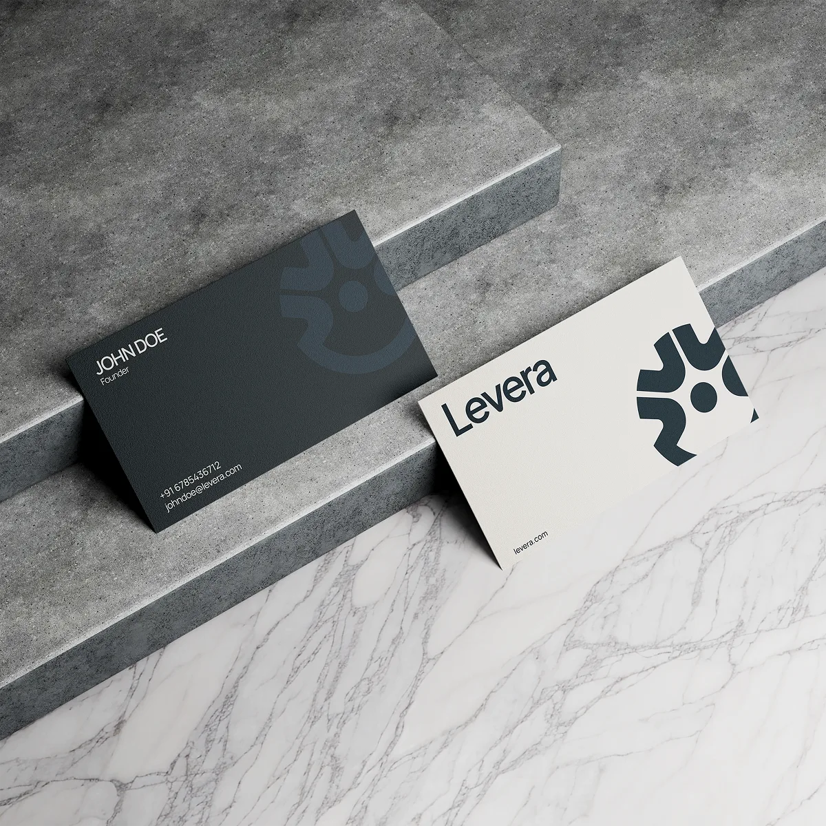 Levera business card