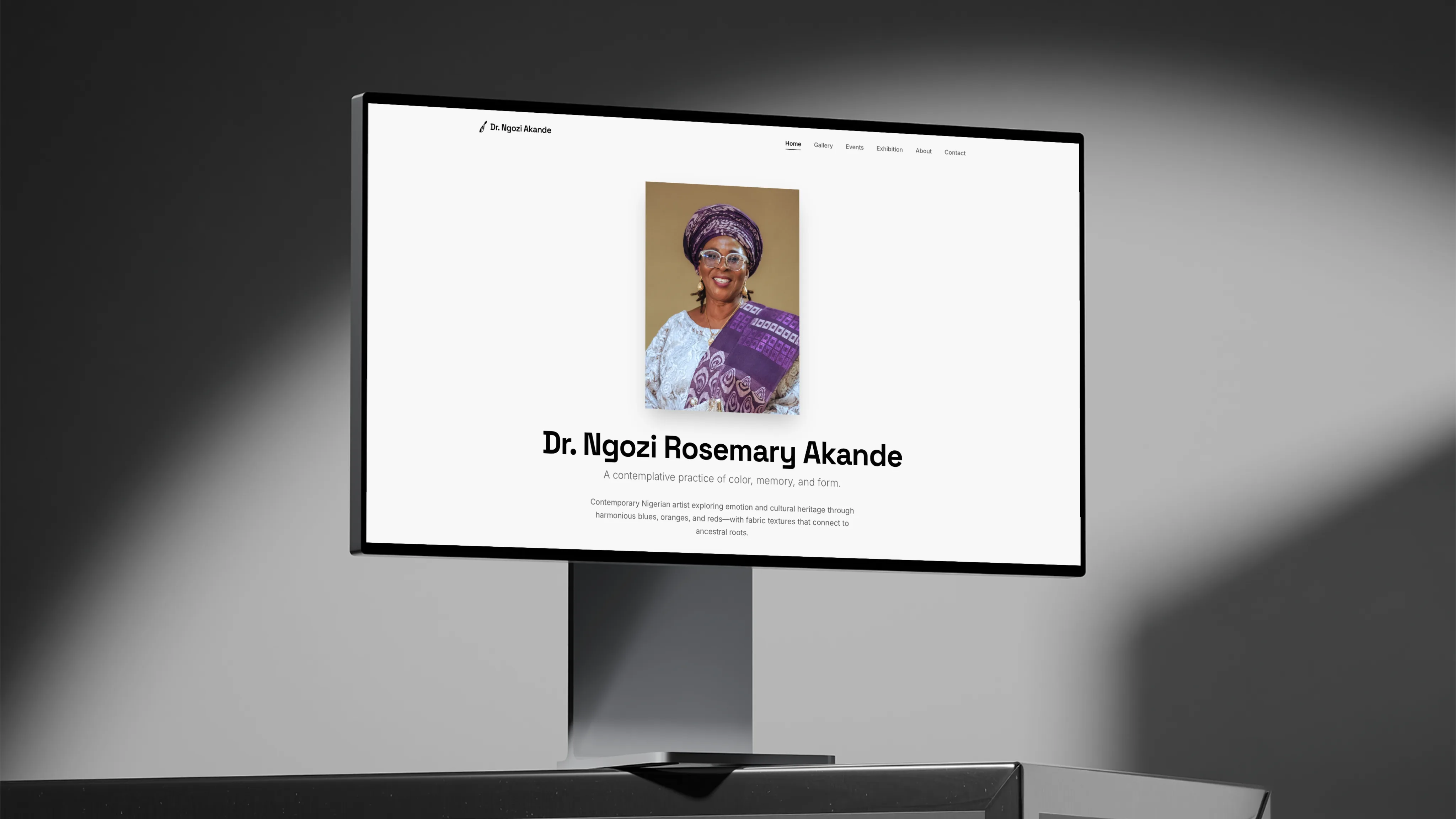 Ngozi Akande Arts homepage hero