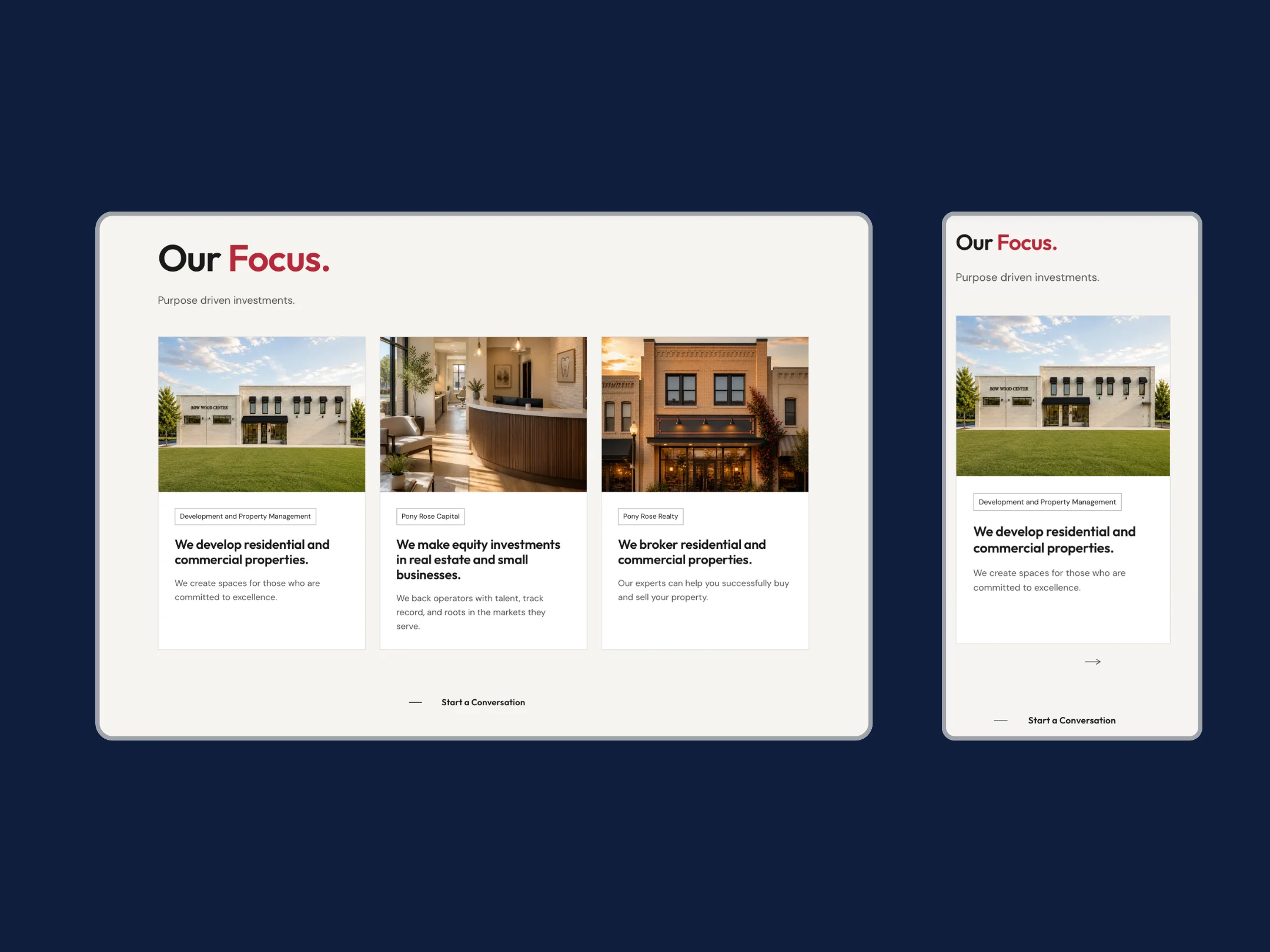 Pony Rose brand house framework